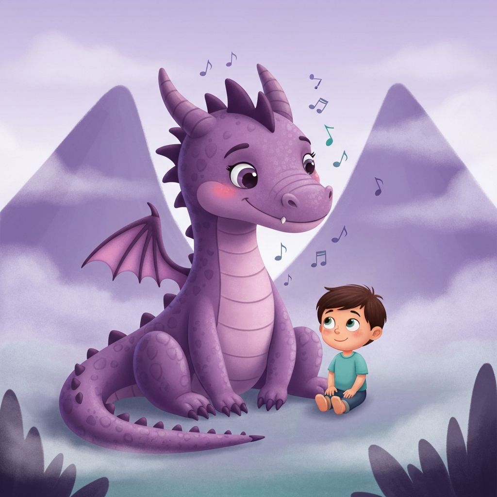 The Quiet Dragon Who Loved Music